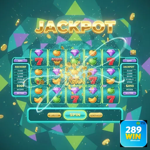 Tela exibindo diversos jogos de slots confiáveis na 289win Brasil